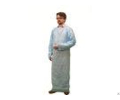 Cpe Fabric Disposable Isolation Gowns Waterproof Smooth Or Embossed