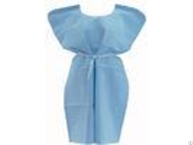 Absorbent Sterile Disposable Isolation Gowns 30 X 42 Tissue Poly Blue For Adults