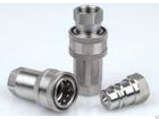 Ss 316 Stainless Steel Quick Release Couplings 1 Inch Small Size Nptf Thread