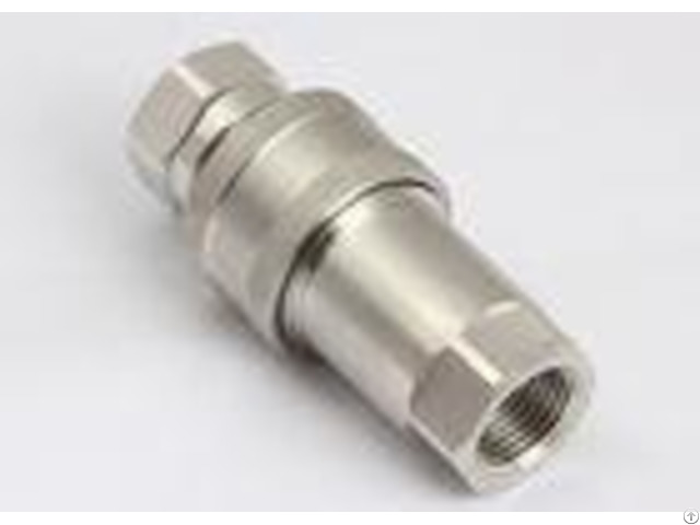 Stainless Steel 1 Inch Hydraulic Quick Coupler Stander Seal Material Ss316