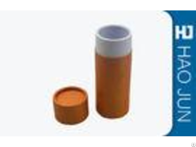 Custom Made Strong Kraft Printed Cardboard Paper Tube With Lid Packaging Boxes