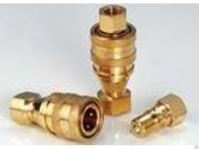 Kzd Hydraulic Quick Connect Couplings High Performance Brass Iso7241 B