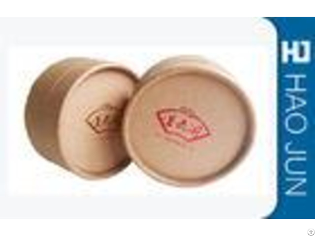 Professional Printed Cardboard Tubes Coating Paper With Red Silk Print