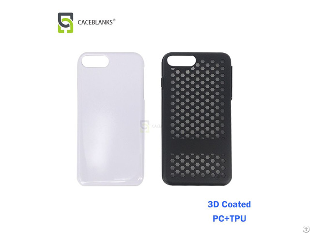 3d Sublimation Printing 2 In 1 Pc Aluminum Sticker Phone Case