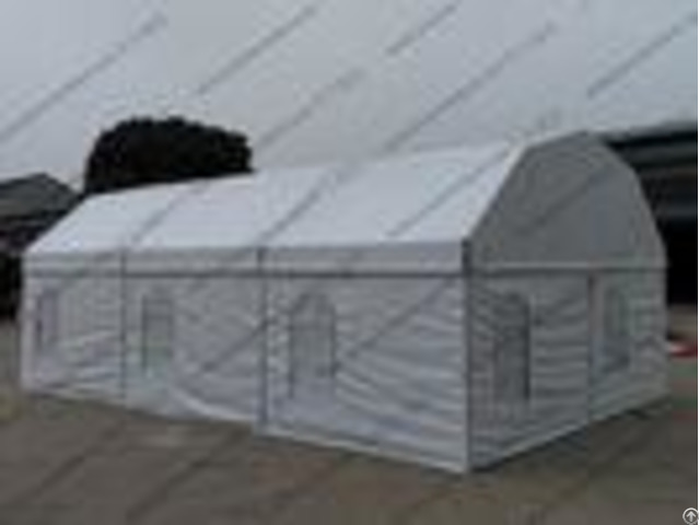 Open Sidewalls Arcuate Outdoor Event Tents Clear Top 6 X 9m Width Uv Resistant