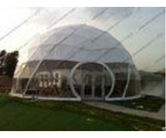 Large Aluminium Geodesic Dome Tent Pvc Professional Easy Transportation Trouble Free