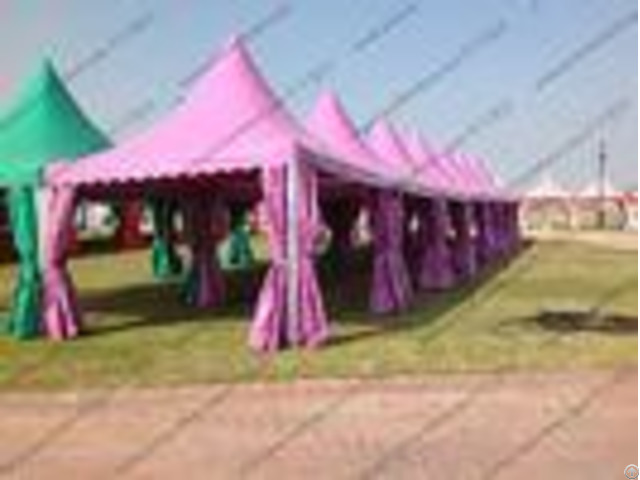 Colorful Multi Side Pvc Pagoda Tent Aluminium Alloy Frame For Event Party