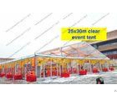 Transparent Roof Clear Span Tent 20m X 30m Glass Walls For Wedding Party