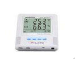 White Color Digital Humidity Reader Hygrometer Thermometer Clock135 124 35mm