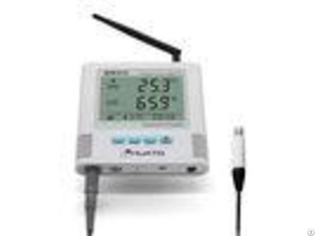 Tempearture Humidity Gsm Data Logger Battery Powered With External Led And Sound Alarm Huato S500 Ex