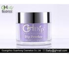 Organic Nail Salon Dip Powder Fingernails Dipping 2 Oz Capacity Purple Color