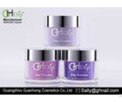 Durable 2 Oz Purple Color Nail Dip Powder Crack And Chip Resistant