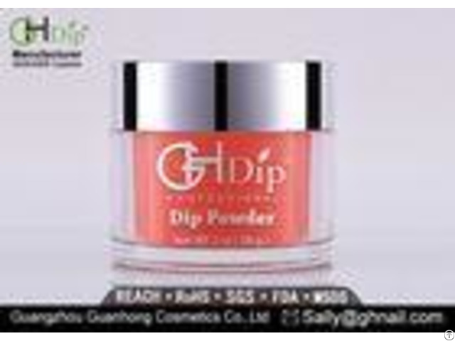 Natural Gel Dip Powder Nails Polish Healthy For Nail Beds Water Resistant