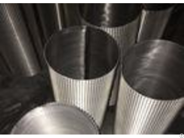 Wedge Wire Screen Cylinders Stainless Steel Seawater Filter Element