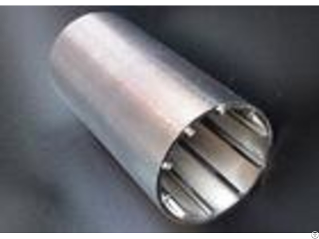 Cylindrical 37mm Wedge Wire Screen High Resistance To Vibration 6 97 Percent Filtering Rate