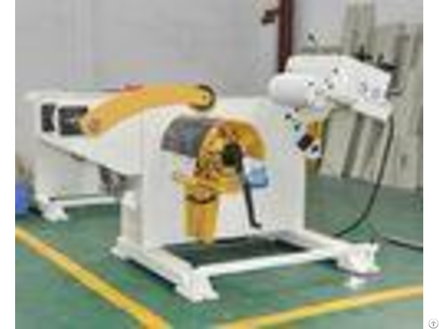 Automatic Decoiling And Hydraulic Straightening Machine With Power Press