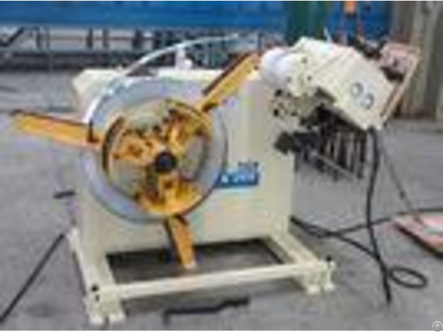 Coil Feed Line 2 In 1 Decoiler Strip Straightener Machine For Roll Material