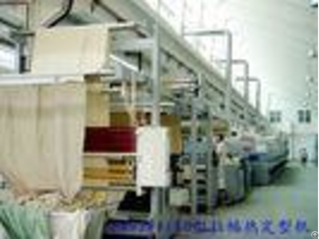 Conduction Oil Machine Woven Rugs Carpet Coating Production Line Steam 100 145