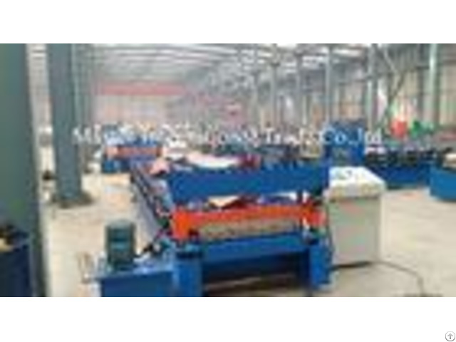 Steel Profile Roofing Corrugated Sheet Roll Forming Machine 0 3 0 8mm Thickness