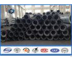 Straight Steel Power Pole Round Shape 10 550kv Metal Utility Poles Aaa Credit Rating