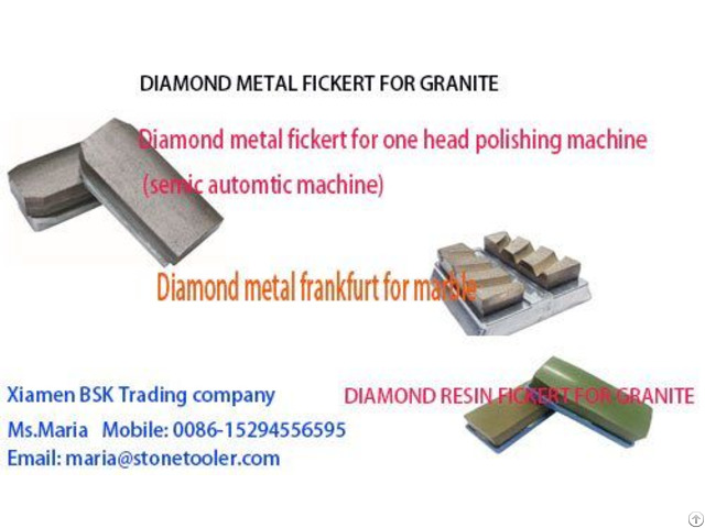 Diamond Metal Fickert For Granite