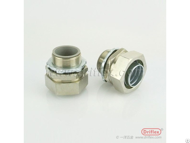 Hot Selling Nickle Plated Brass Straight Conduit Fittings