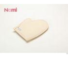 Body Cleaning Viscose Hemp Bath Mitt Oval Shape Customized Size Eco Friendly