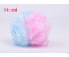 Pe Mesh Shower Bath Sponge Puff Ball Dia 12cm Creative Design For Body Cleaning