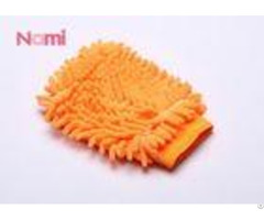 Microfiber Chenille Car Wash Mitt Gloves Shape Single Double Face 22 14cm