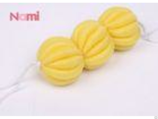 Ball Shape Back Bath Sponge Pe Material Multi Color For Daily Necessity