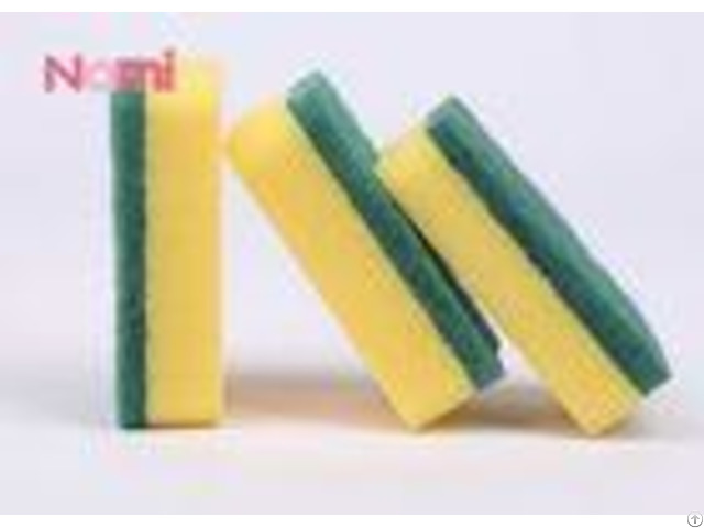 Non Scratching Nylon Scrubbing Pad Rectangle Kitchen Scrub Sponge