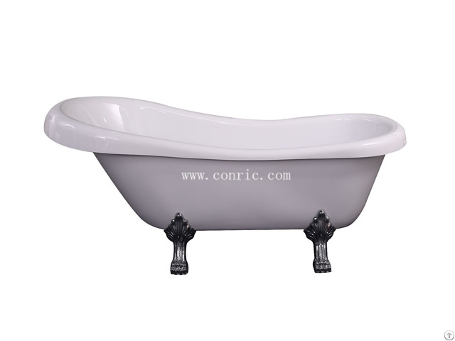 Classica Freestanding Bathtub With 4 Zinc Legs