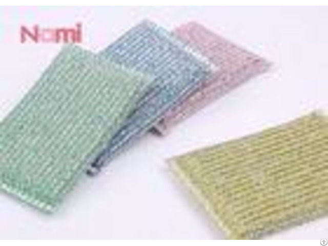 Customized Scouring Pad Sponge Double Side For Kitchenware Cleaning