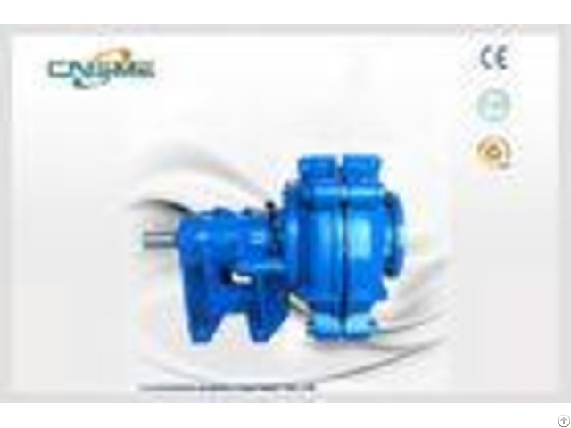 Tailings Heavy Duty Slurry Pump Metal Lined 120kw Sh 100e 5 Vane Closed