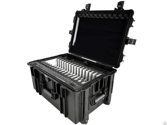 Ipad Trolley Laptop Tablet Charging And Sync Station Cart For Schools