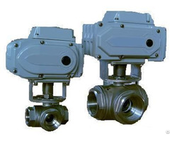 Electric 3 Way Ball Valve