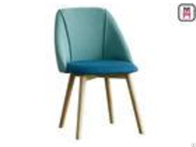 Nordic Upholstered Dining Room Chairs 6cm Plump Seater With High Density Sponge
