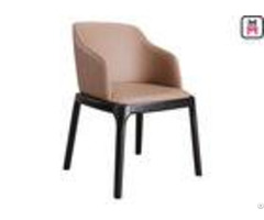 Grace Arm Padded Wood Restaurant Chairs Modern Furniture With Round Safe Corner