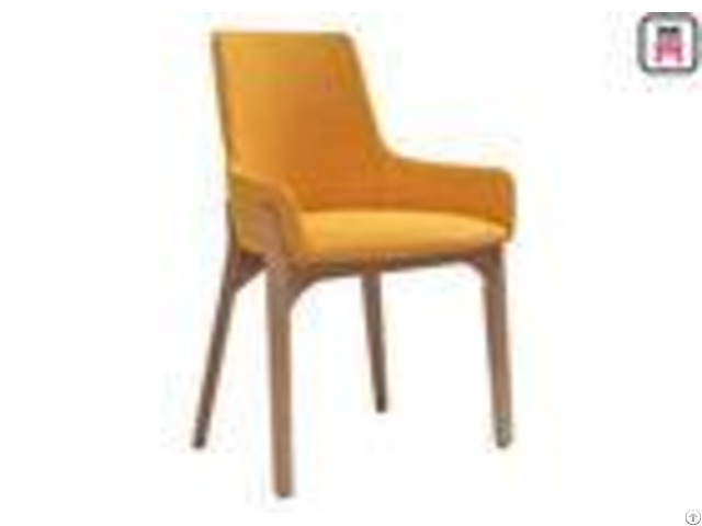 Modern Minimalist Wood Restaurant Chairs Nordic Fabric Seats W43 D41 H80cm