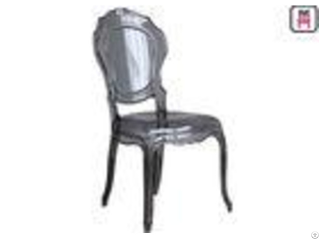 Light Weight Bella Ghost Plastic Restaurant Chairs Arm Armless For Indoor Outdoor