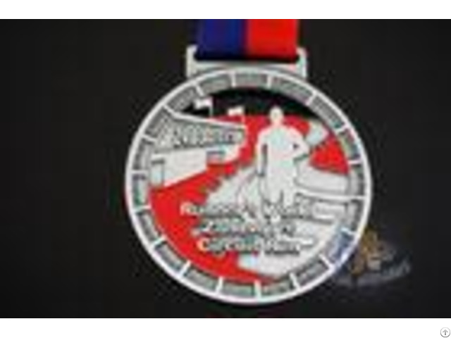 Races Running Riding Dancing Sports Events Metal Award Medals Zinc Alloy Material With Ribbon