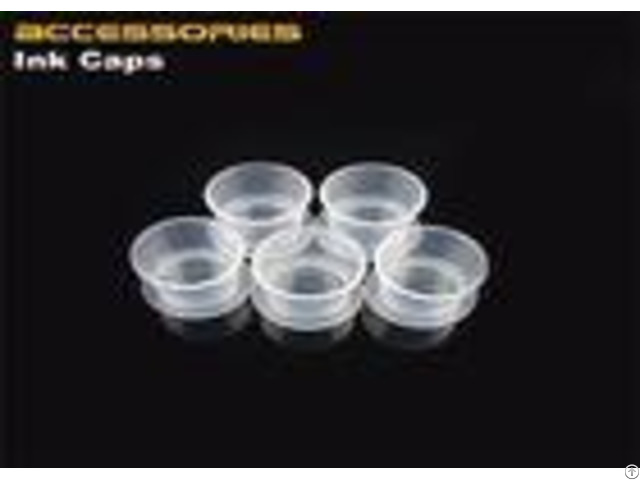 Transparaent Disposable Tattoo Ink Cups 10 5mm Diameter White Color