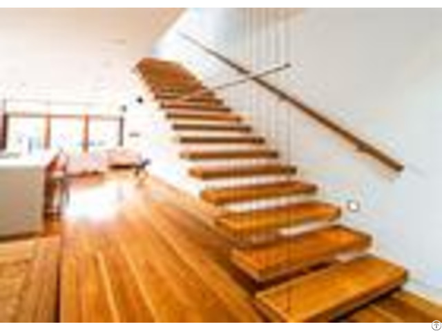 Prima Prefabricated Open Tread Stairs With Glass Unique Floating Appearance