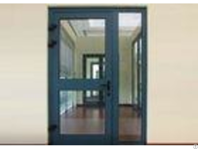 Heat Insulation Commercial Aluminium Doors Casement Door Construction Easy Install Clean