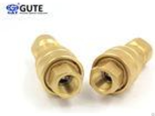 Rated Flow 190 L Min Brass Quick Release Coupling 1 Inch Kzd 08 Female Connection