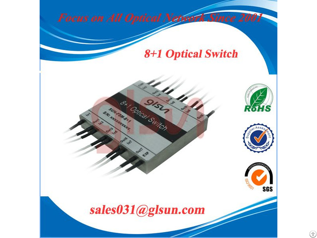 Glsun 8 1 Fiber Optical Switch