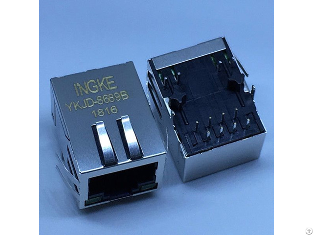 Ingke Ykjd 8689b 100 Percent Cross 7499011222a Through Hole Rj45 Magnetic Jacks