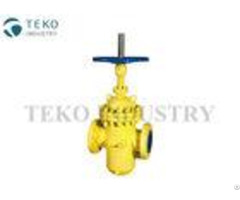 Casting Steel 6 Inch Flat Gate Valve Reliable Zero Leakage Without Throught Conduit