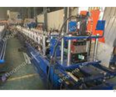 Guide Rails Shutter Door Roll Forming Machine For Light Steel Construction