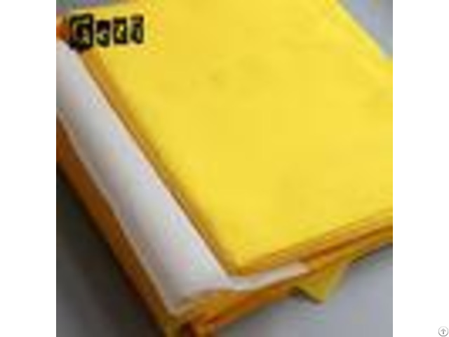 Yellow 100 Percent Monofilament Polyester Screen Printing Mesh For Printingplant